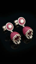 The Ruby Rose Jhumkas