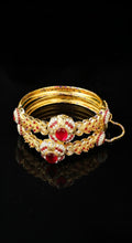 The Crimson Bloom Bangles