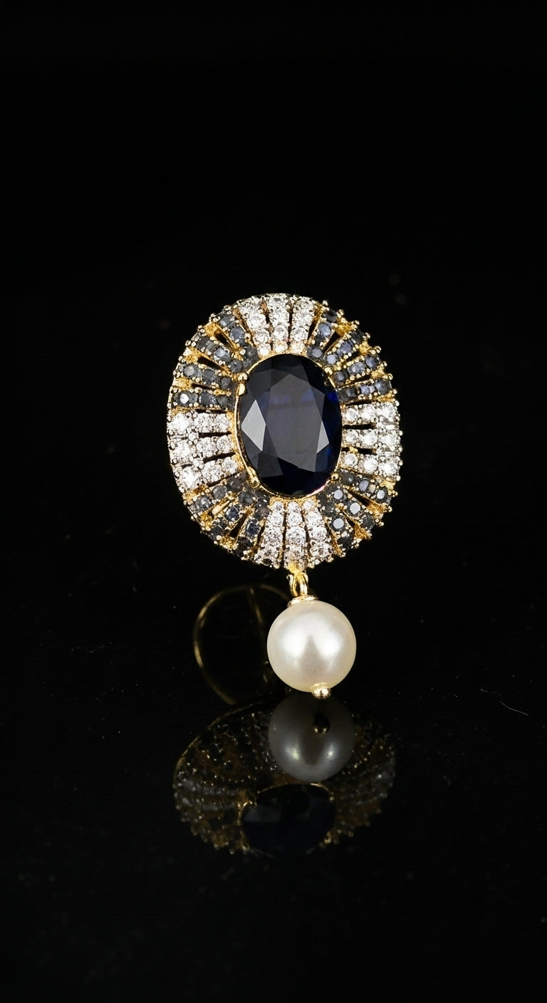 The Regal Halo Pearl Drop Trio