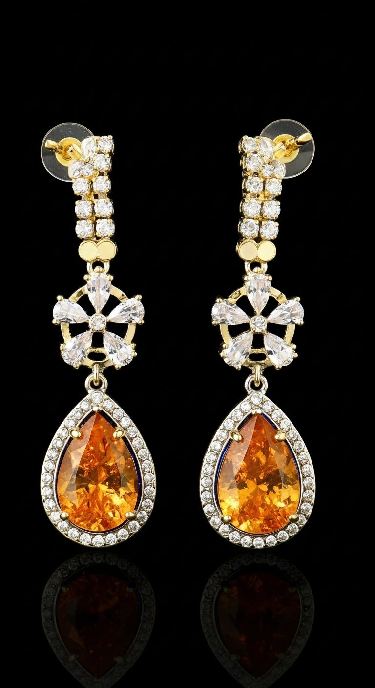 The Amber Floral Drops