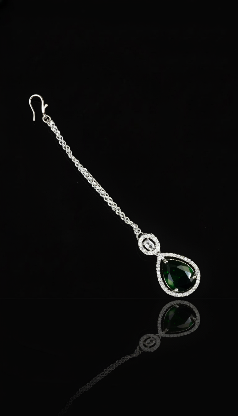 Emerald Green Drop & Tikka Set