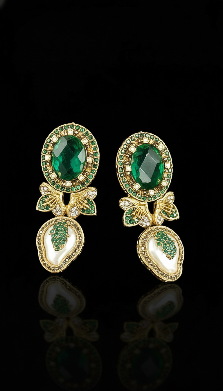 The Emerald Baroque Drops