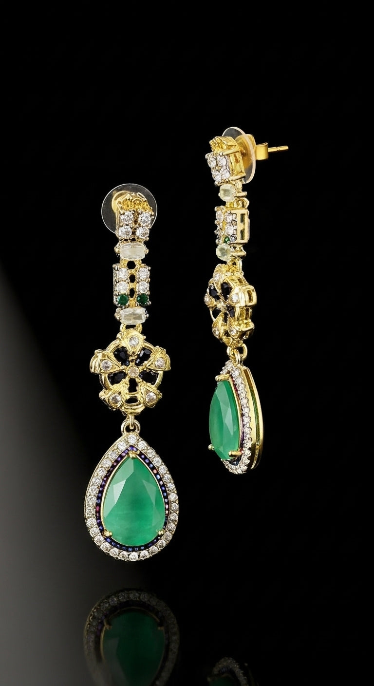 The Emerald Floral Drops