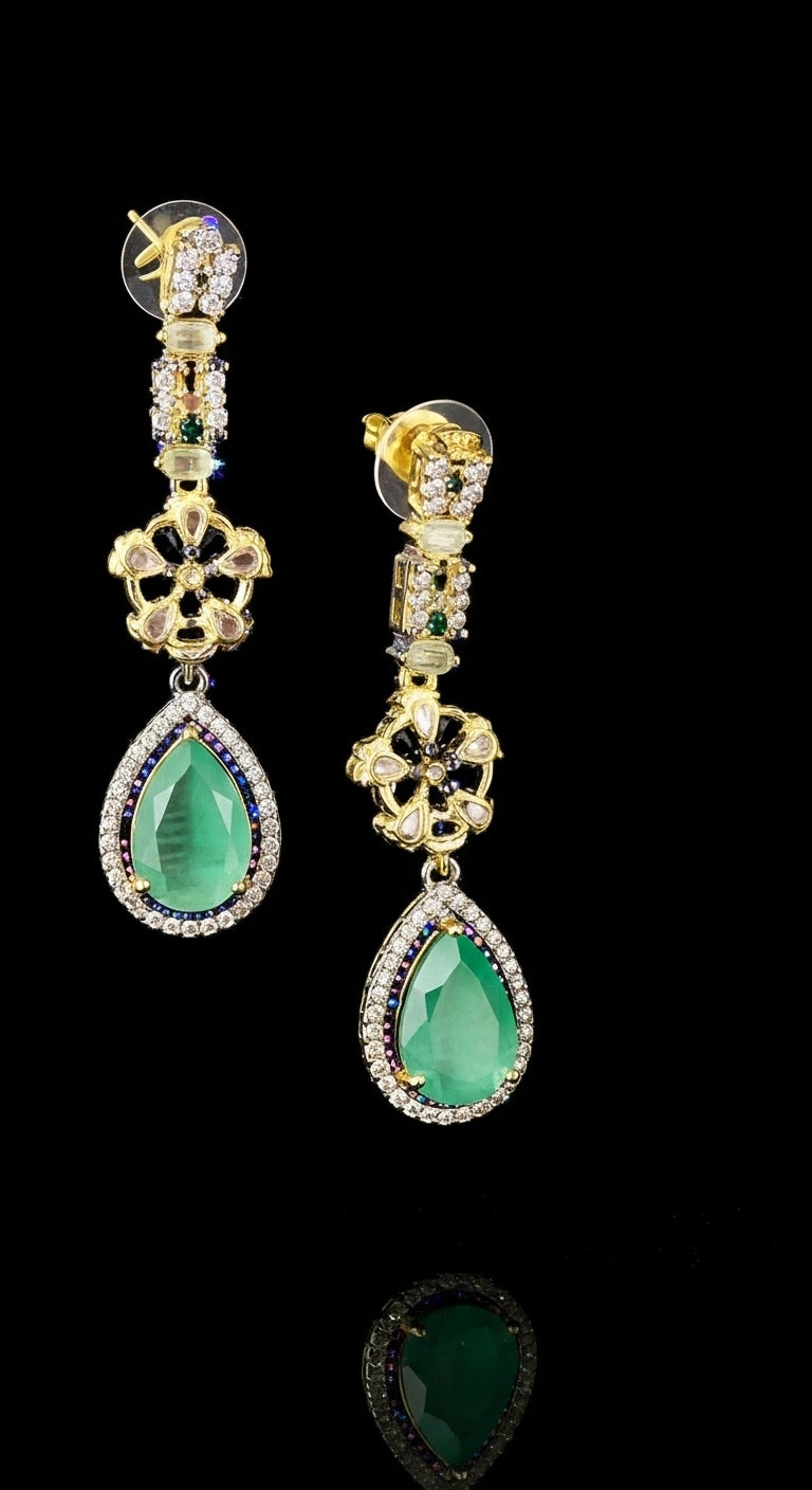 The Emerald Floral Drops