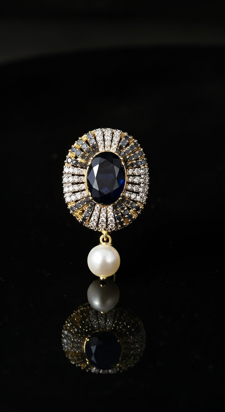 The Regal Halo Pearl Drop Trio