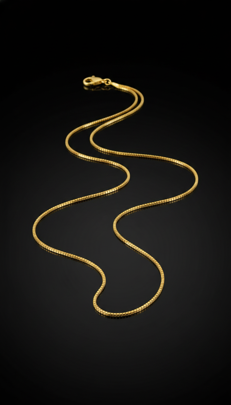 Gold plated chain (long)