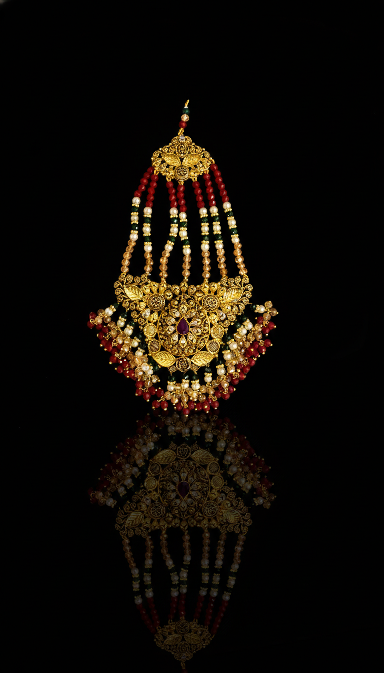 The Antique Ivory Floral Set