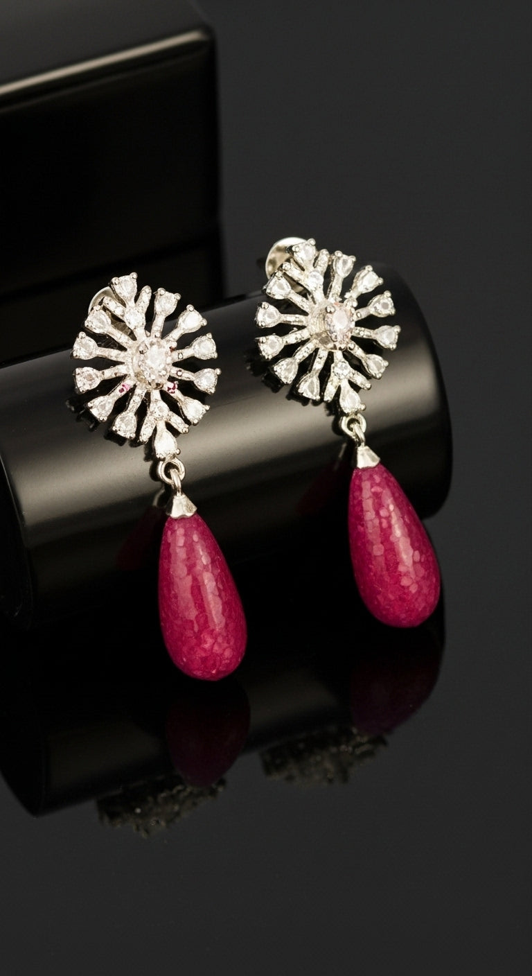 Pink Solstice Earrings