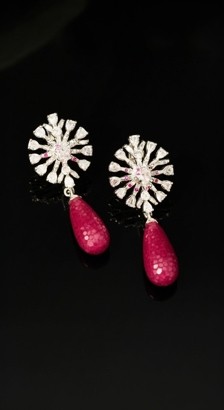 Pink Solstice Earrings