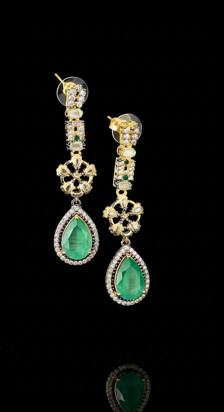 The Emerald Floral Drops