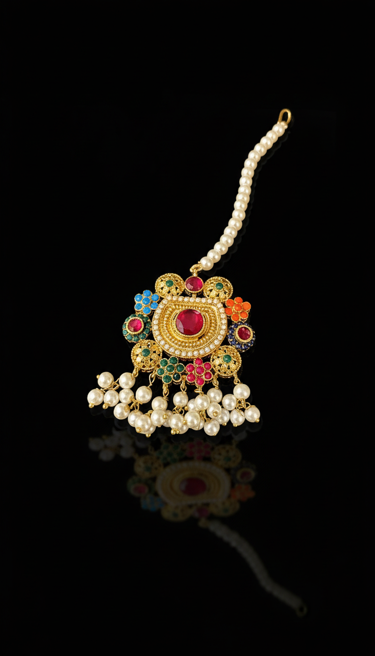 The Royal Navratna Pearl Set