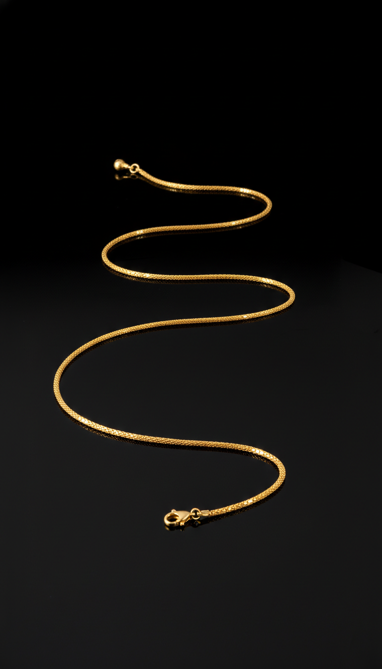 Gold plated chain (long)