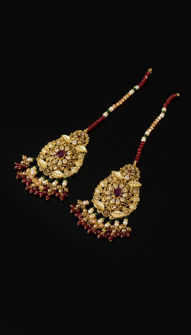 The Antique Ivory Floral Set