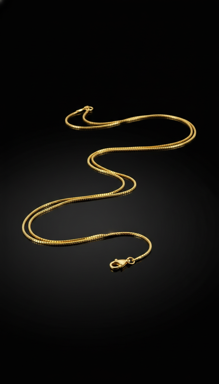 Gold plated chain (long)